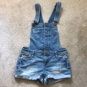 Denim overalls!